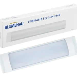 LUMINARIA LED SLIM 9W 25CM BLUMENAU